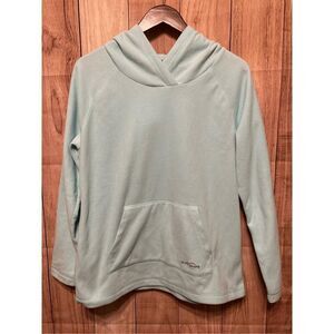 Eddie Bauer Large womens sweater sweatshirt hoodie blue